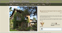 Desktop Screenshot of lamaisondadam.com