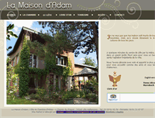 Tablet Screenshot of lamaisondadam.com